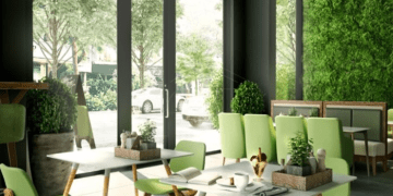 VARIOUS TYPES OF FURNITURE IN RESTAURANT